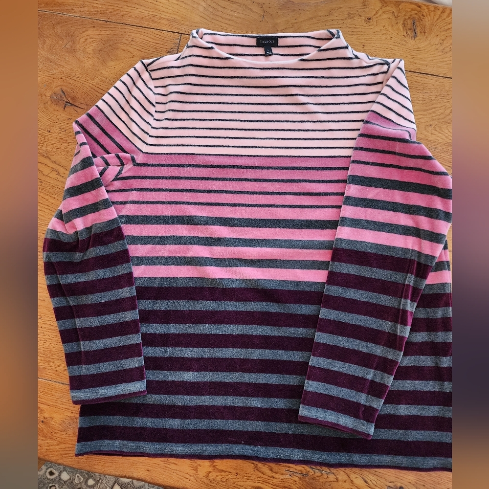 Talbots Velour Top
